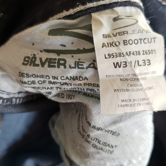 Silver Jeans size 31 Aiko Bootcut - Picture 4 of 6